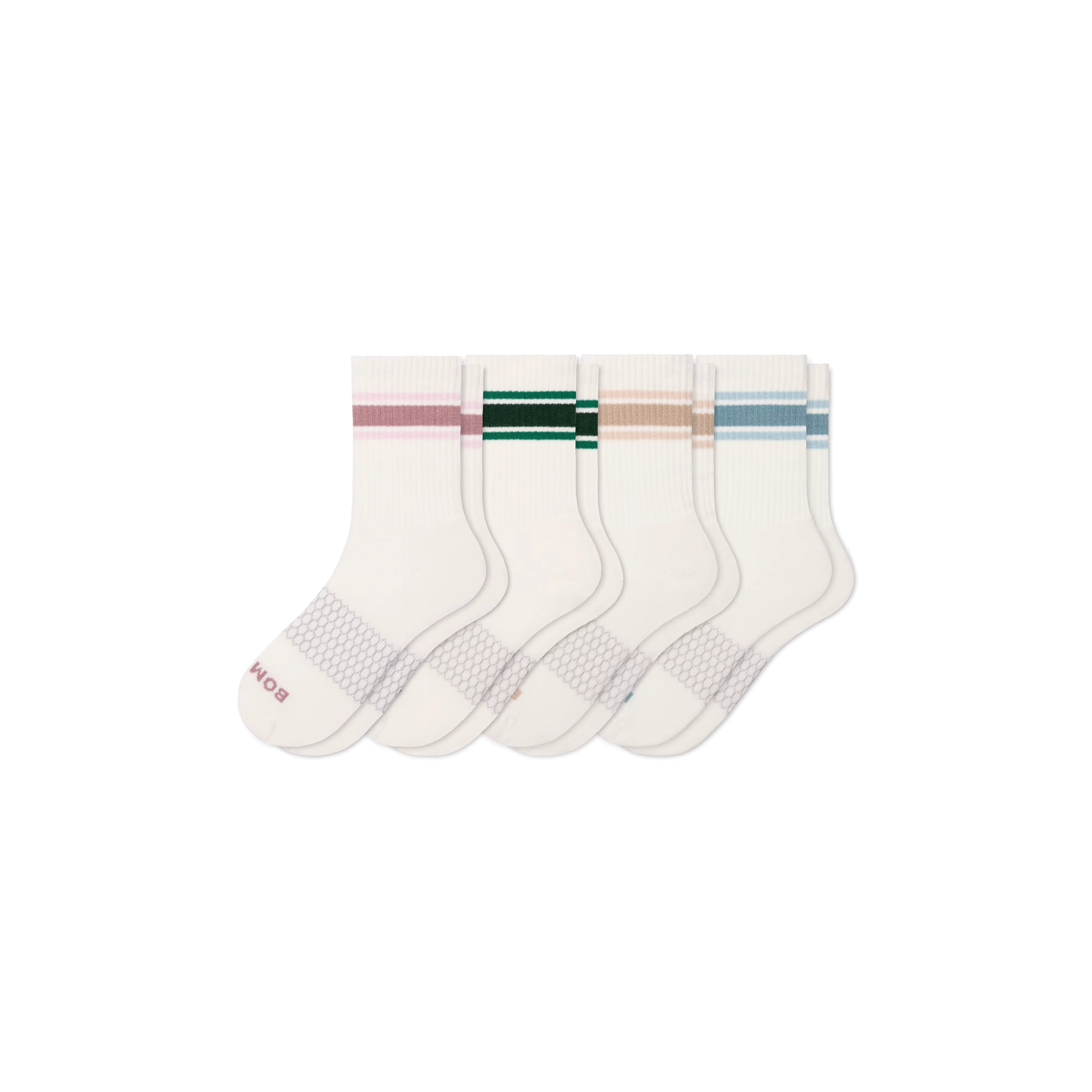Women’s Vintage Stripes Half Calf Sock 4-Pack