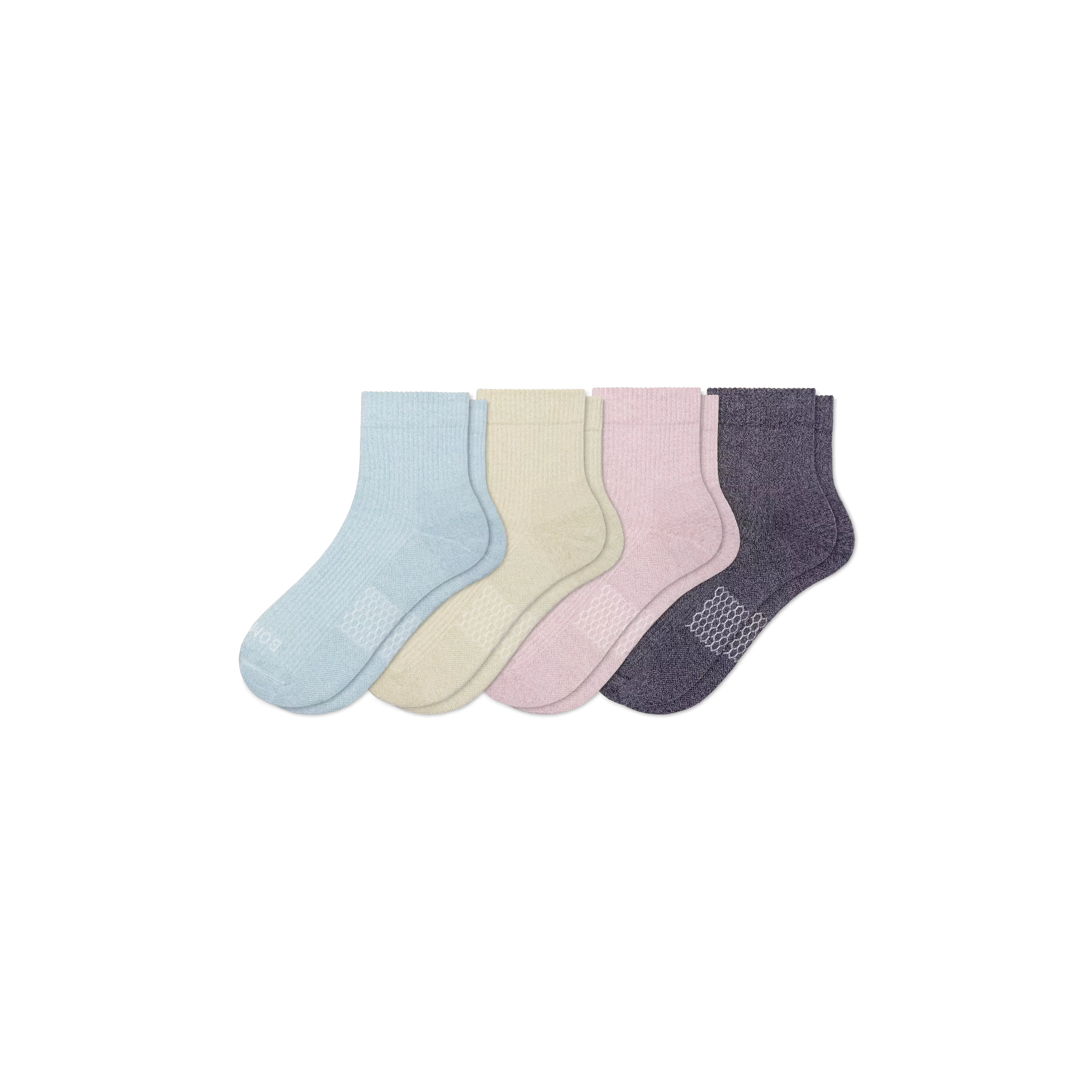 Women’s Modern Rib Quarter Sock 4-Pack