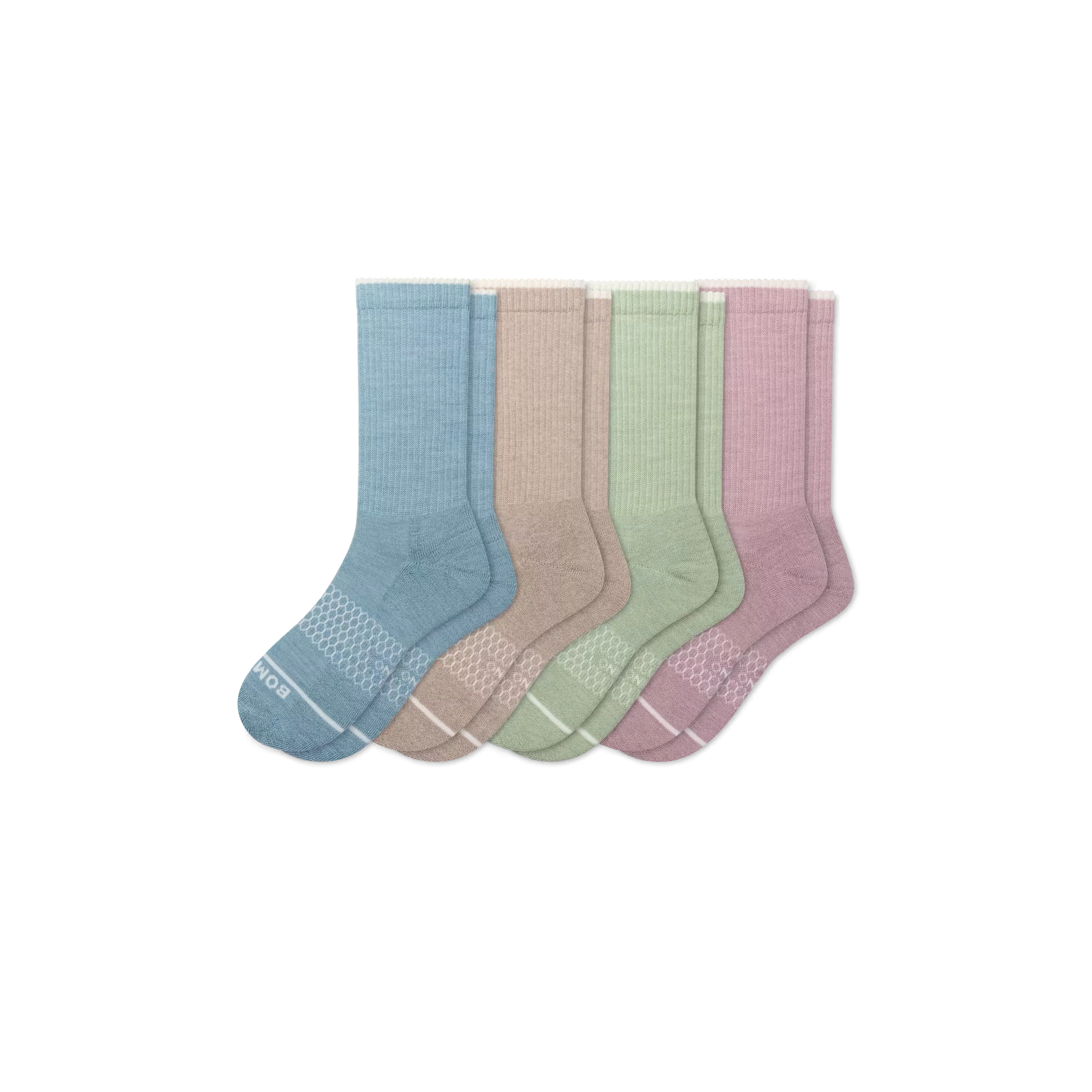 Women’s Merino Wool Blend Calf Sock 4-Pack