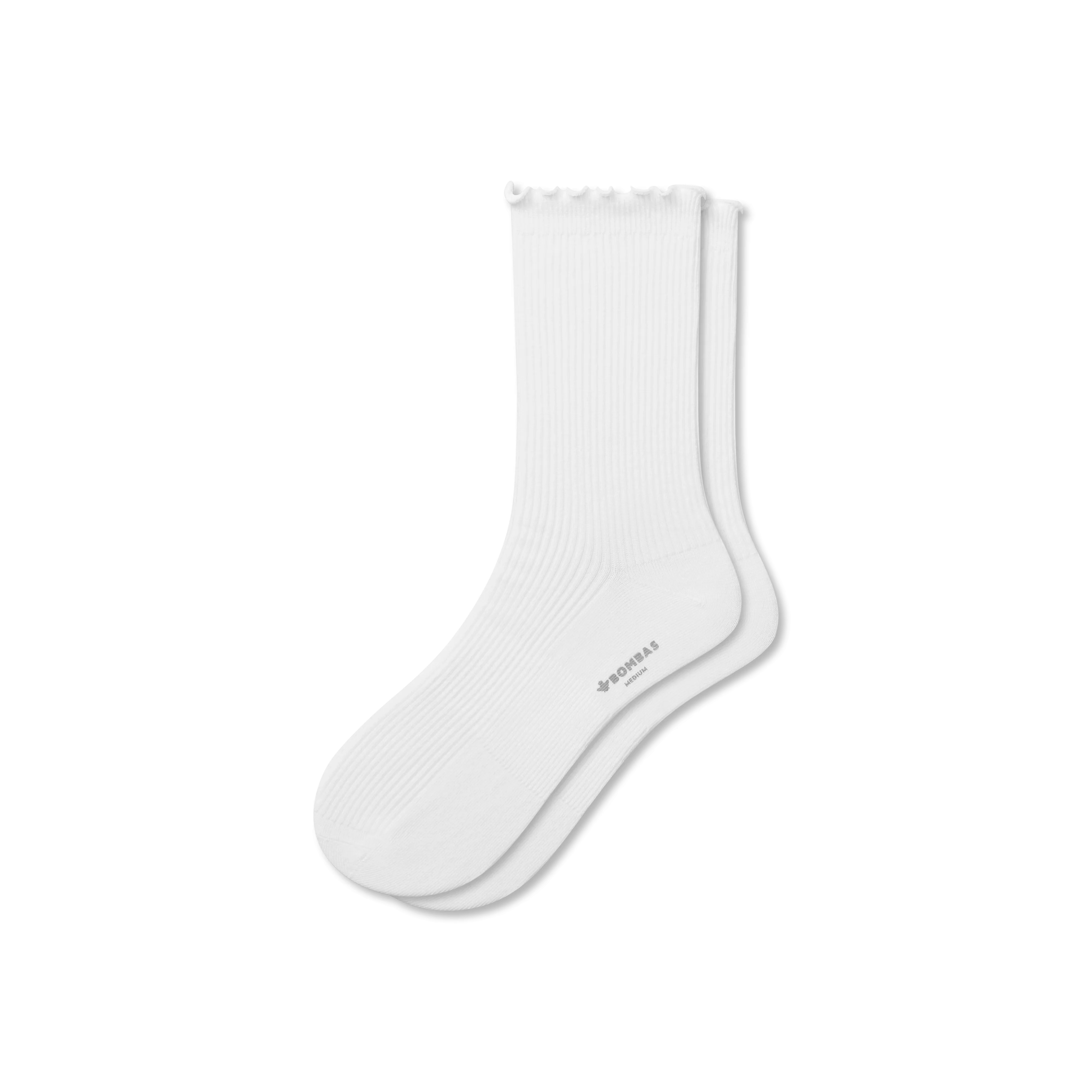 Women’s Ruffle Rib Half Calf Socks