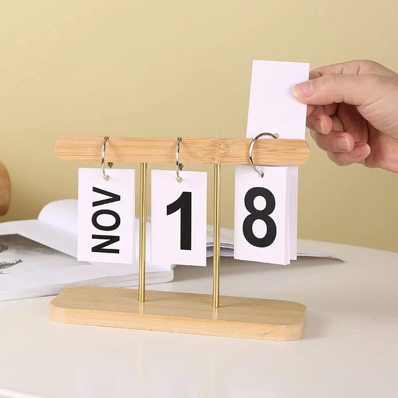 Wooden Changeable Calendar | Wholesale Calendar Supplier For Home Decor