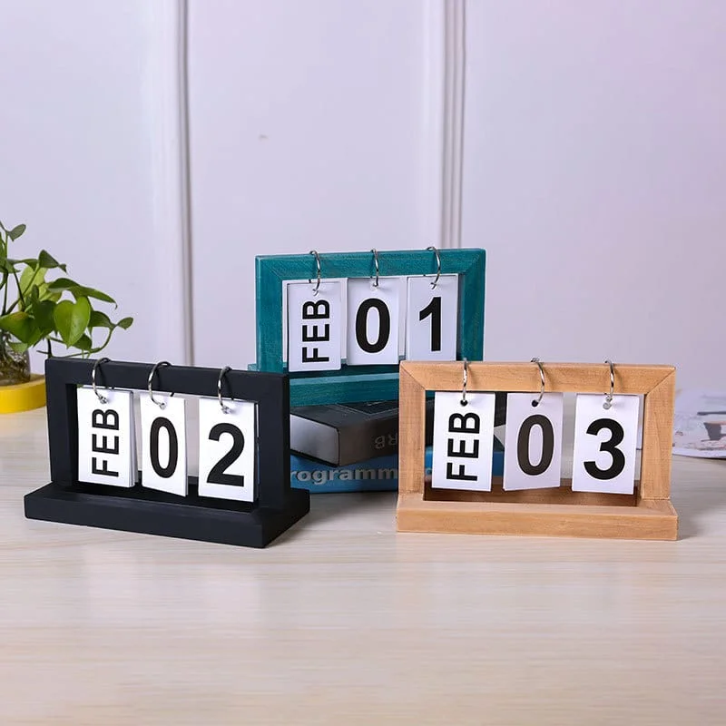 Wooden Calendars Manufacturer | Supplier Of Eco-Friendly Flip Calendars For Wholesale