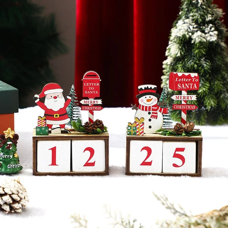 Wooden Advent Calendar Wholesale – Christmas Countdown Decoration Manufacturer